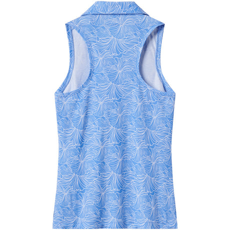 Women's Featherweight Printed Sleeveless Polo