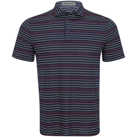 Multi Stripe Tech Piqué Polo - Fairway Styles