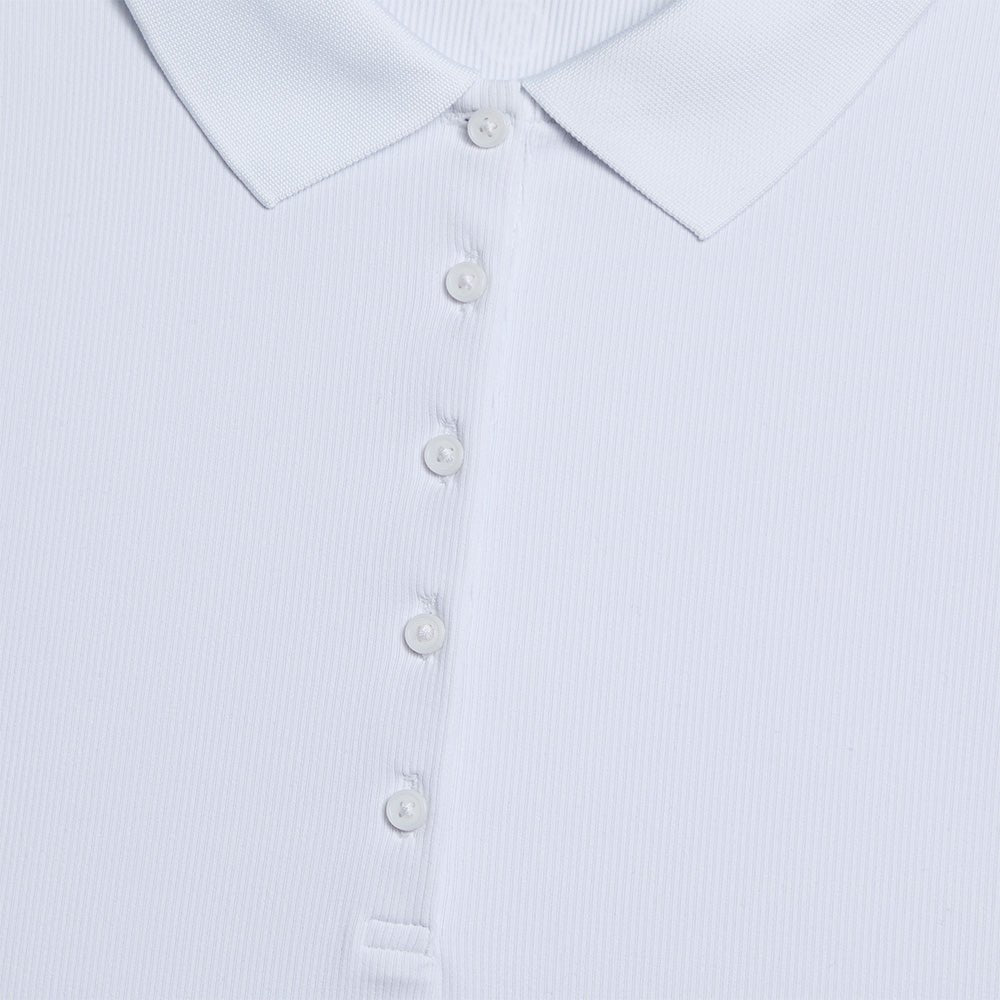 Women's Ribbed Tech Nylon Long Sleeve Polo - Fairway Styles