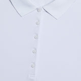 Women's Ribbed Tech Nylon Long Sleeve Polo - Fairway Styles