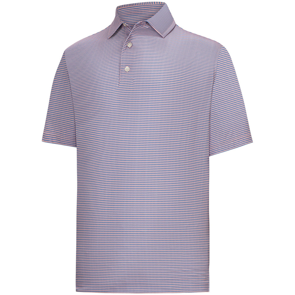 Heather Feeder Stripe Polo