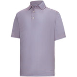 Heather Feeder Stripe Polo