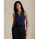 Women's Slim Fit Sleeveless Polo