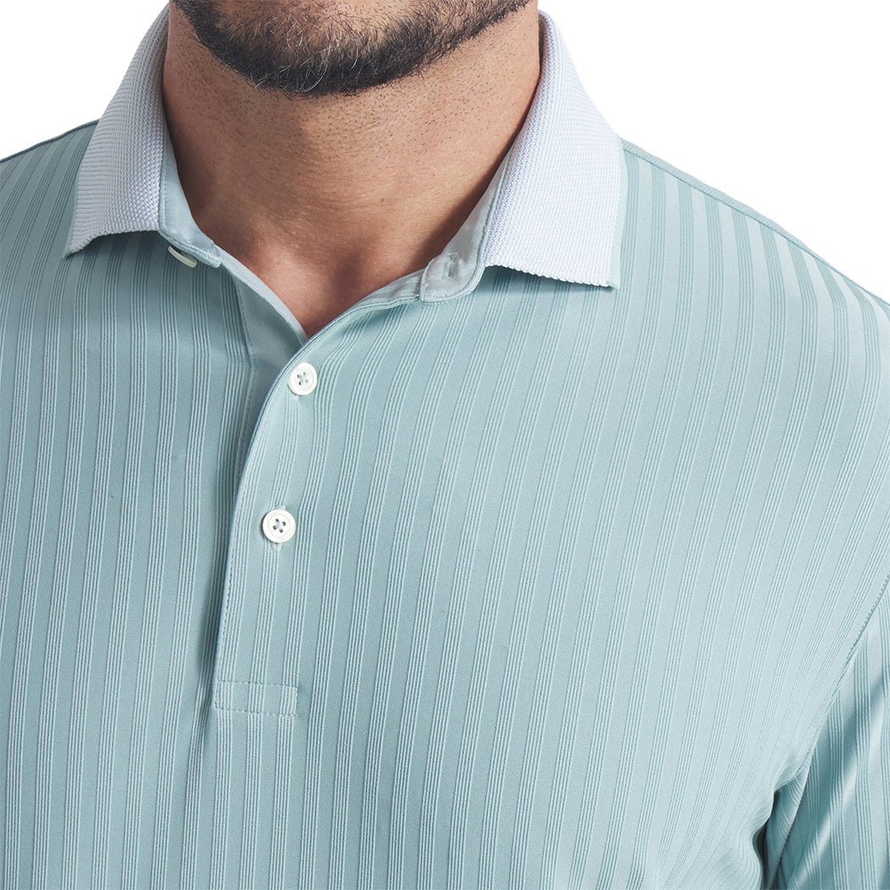 MATTR Stripe Jacquard Polo - Fairway Styles