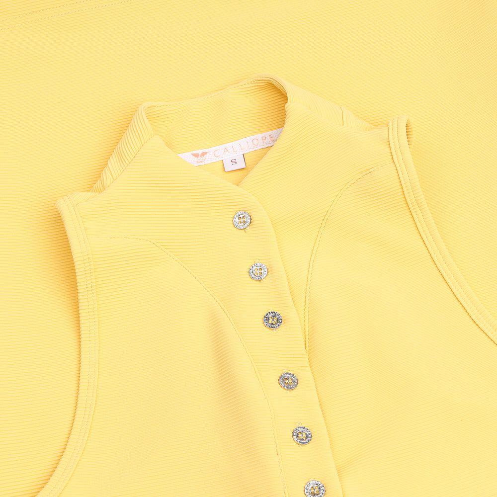 Women's Latah Sleeveless Mock Neck Polo