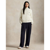 Women's Hybrid Cable - Knit Bomber Jacket - Fairway Styles