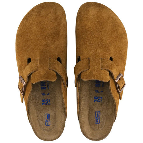 Women's Boston Soft Footbed Suede Leather Shoes - Fairway Styles