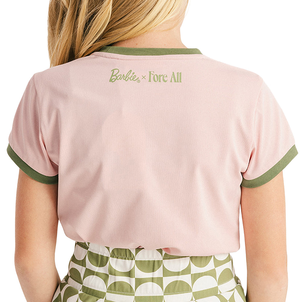 Fore All x Barbie™ Girls' I Can Play Anything Tee