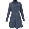 Women's Phoenix Belted Long Sleeve Dress - Fairway Styles