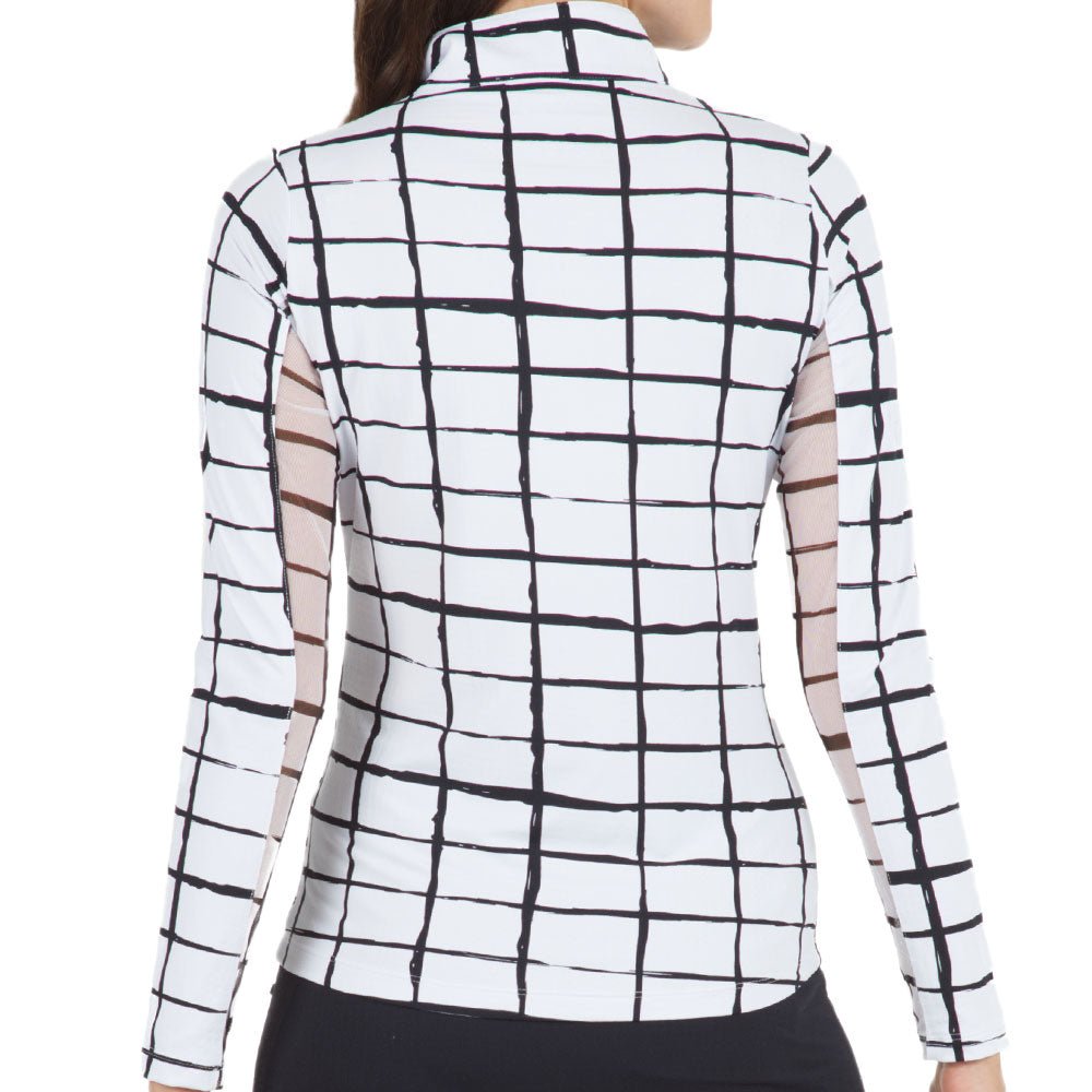Women's Cordova Print Long Sleeve Mock Neck Top