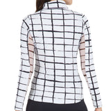 Women's Cordova Print Long Sleeve Mock Neck Top