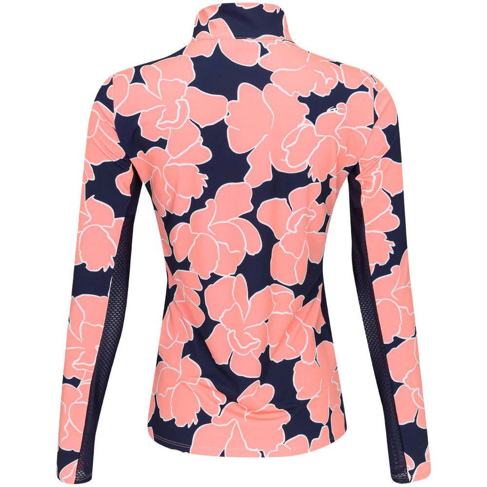 Women's Sunshine Printed 1/2 Zip Pullover - Fairway Styles