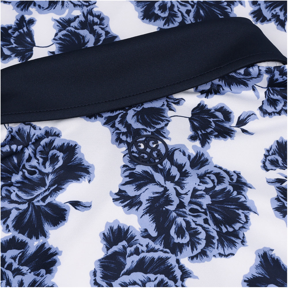 Floral Print Tech Jersey Polo
