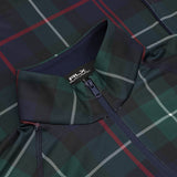 Women's Plaid Stretch-Jersey 1/4 Zip Pullover