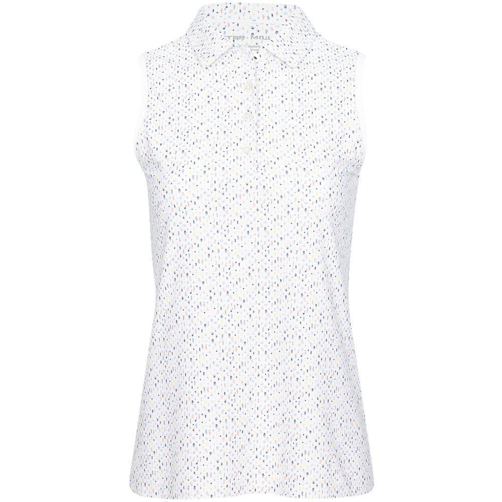 Women's Final Touch Banded Sport Mesh Sleeveless Polo - Fairway Styles