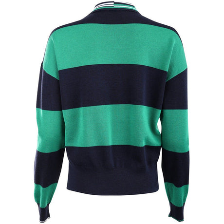 Women's Happy G's Merino Wool Rugby Polo Sweater - Fairway Styles