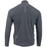 Solid Popcorn Stitch 1/4 Zip Mock Neck Pullover
