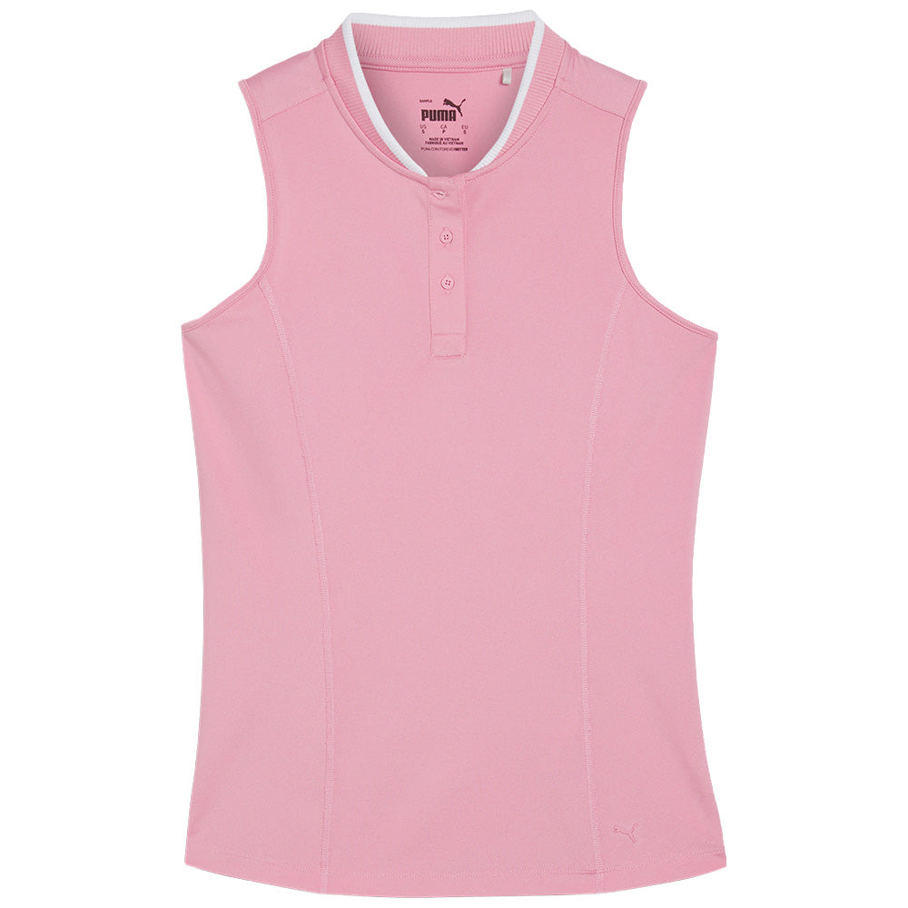 Women's Range Pique Sleeveless Blade Collar Polo