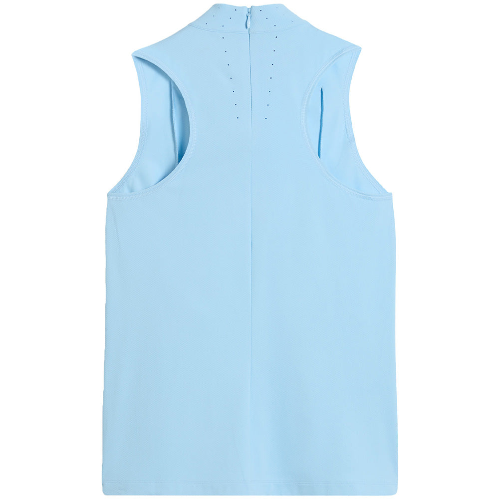 Women's Nylon Sport Sleeveless Mock Neck Top