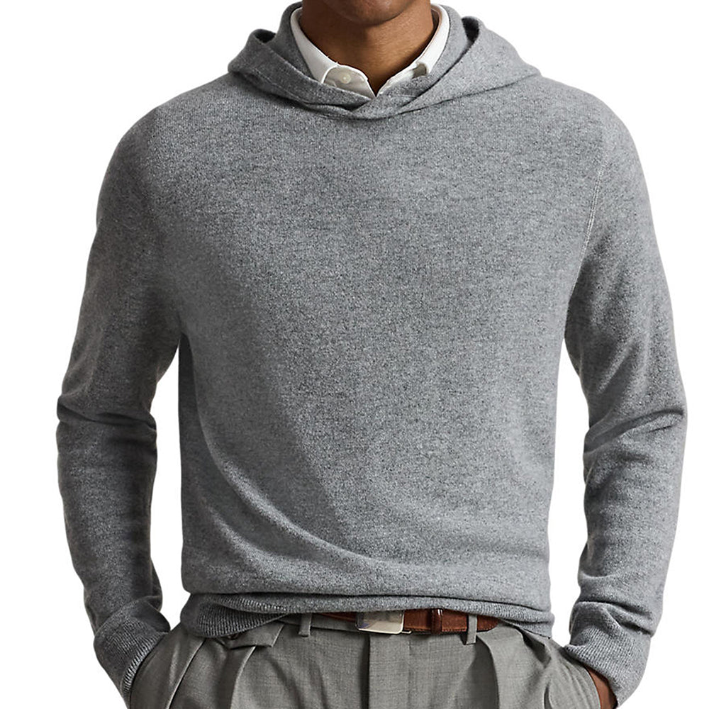 Washable Cashmere Hooded Sweater