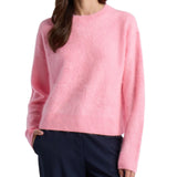 Women's Pointelle G Brushed Cashmere Crewneck Sweater