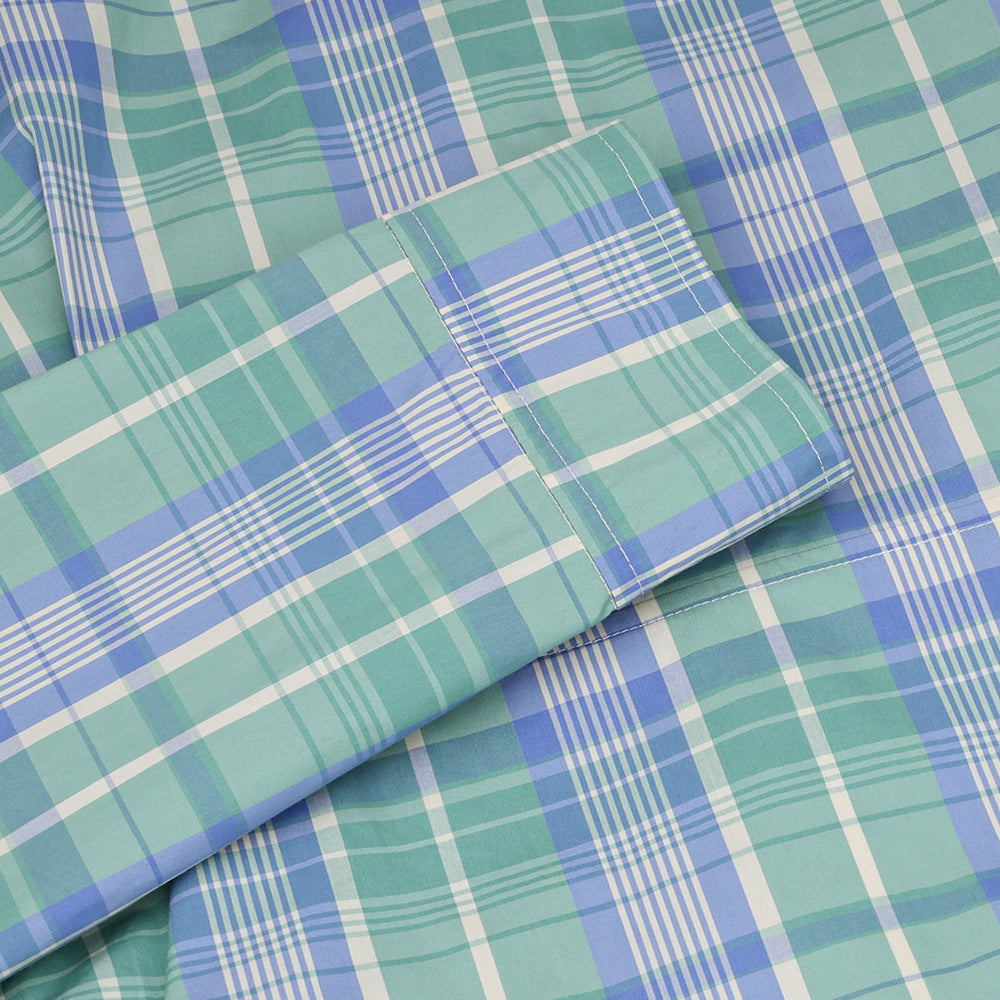 Women's Cotton Woven Madras Rain Jacket
