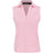 Women's Sleeveless Air Tech Pique Scallop Placket Tailored Fit Polo - Fairway Styles