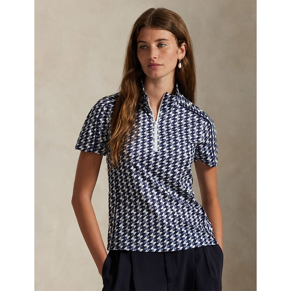 Women's Graphic Stretch Jersey 1/4 Zip Shirt - Fairway Styles