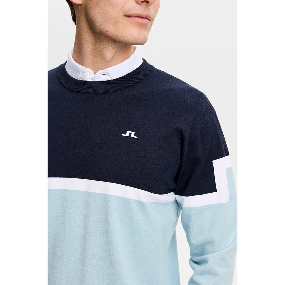 Emrik Block Knitted Crewneck Sweater