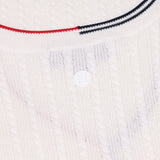 Women's Cable Knit Cashmere V-Neck Sweater