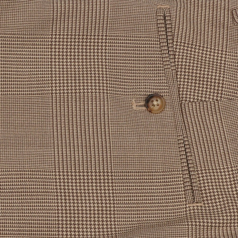 Plaid Performance Wool-Blend Pants