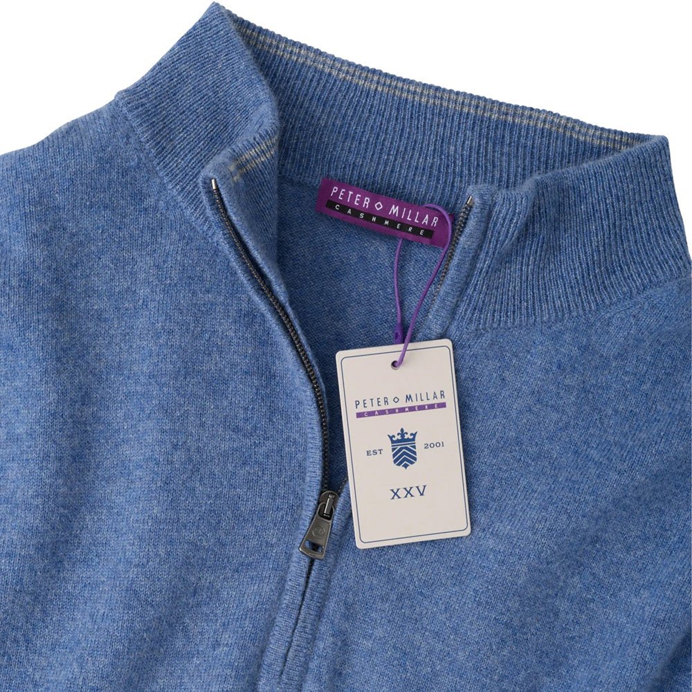 Crown Anniversary Cashmere 1/4 Zip Sweater