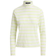 Women's Striped Stretch - Jersey 1/4 Zip Pullover - Fairway Styles