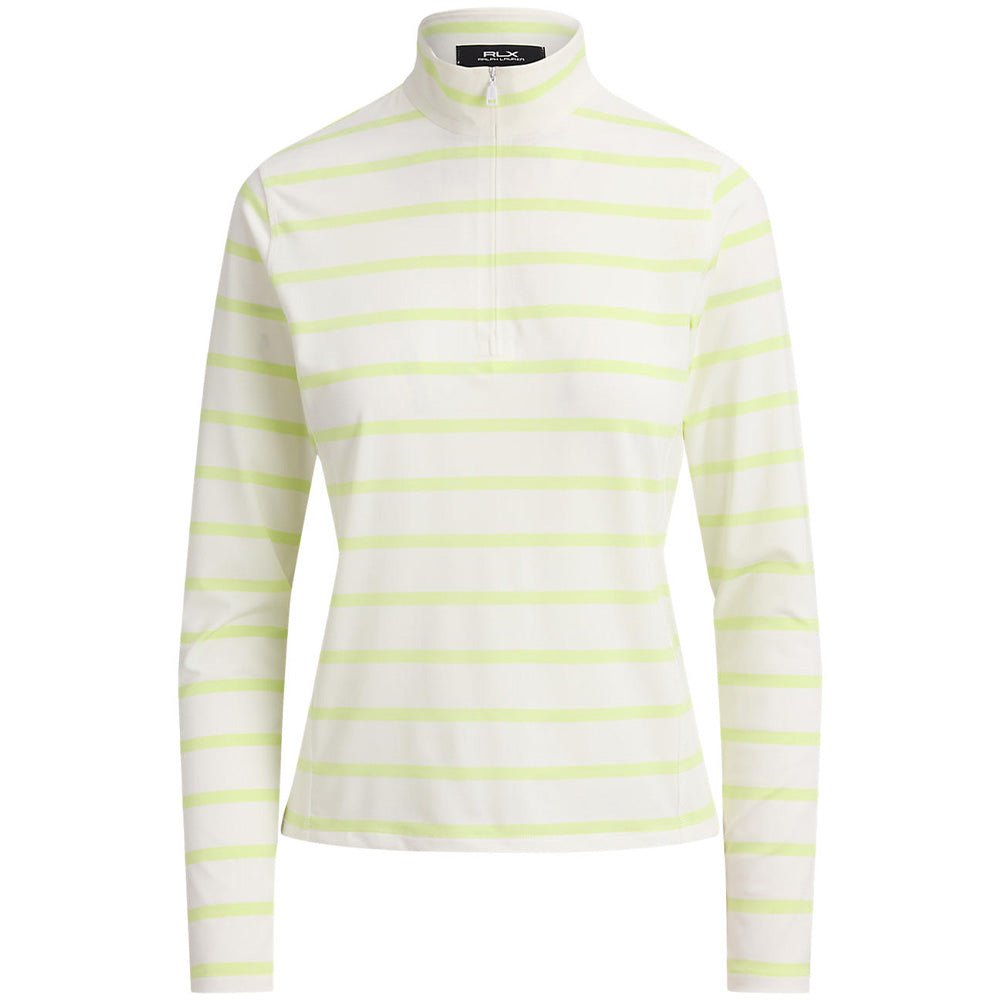 Women's Striped Stretch - Jersey 1/4 Zip Pullover - Fairway Styles