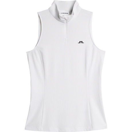 Women's Tia Sleeveless 1/4 Zip Mock Neck Top - Fairway Styles