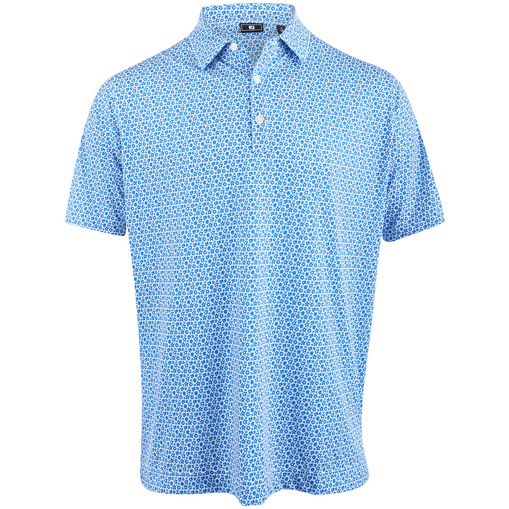 Allover Floral Lisle Polo