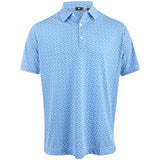 Allover Floral Lisle Polo