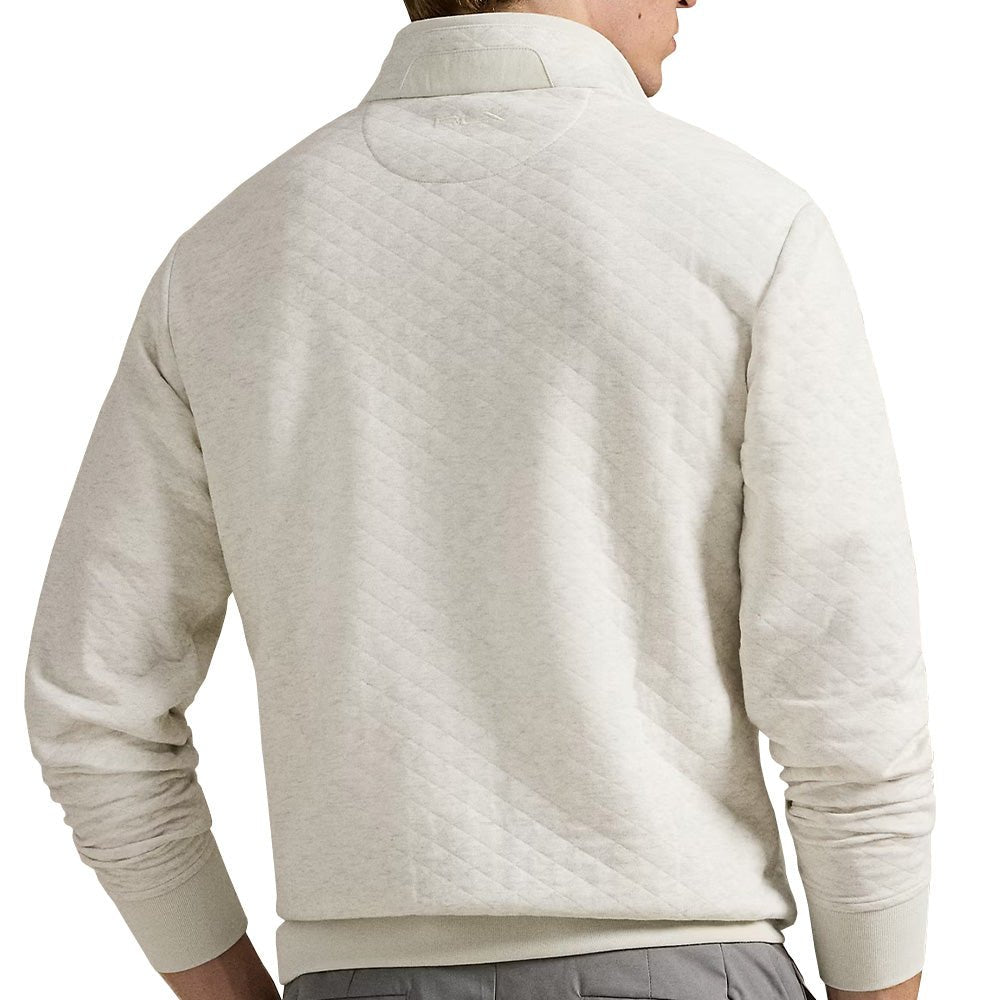 Quilted Double - Knit 1/4 Zip Mock Neck Sweatshirt - Fairway Styles