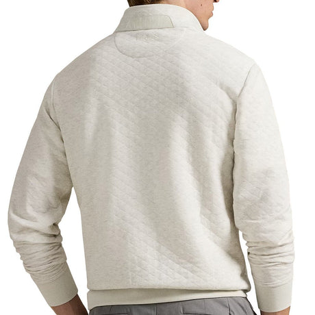 Quilted Double - Knit 1/4 Zip Mock Neck Sweatshirt - Fairway Styles