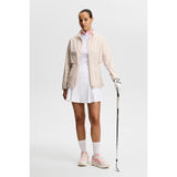 Women's Pip Mock Neck Polo
