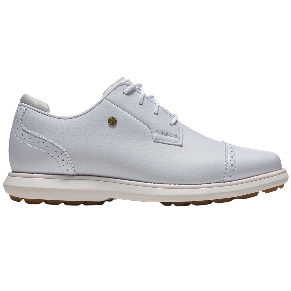 Women's Traditional Cap Toe Spikeless Golf Shoes