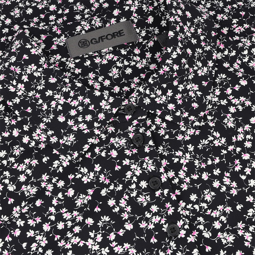 Women's Ditsy Floral Silky Tech Nylon Polo - Fairway Styles