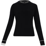 Women's Color Block Merino Wool Sweater
