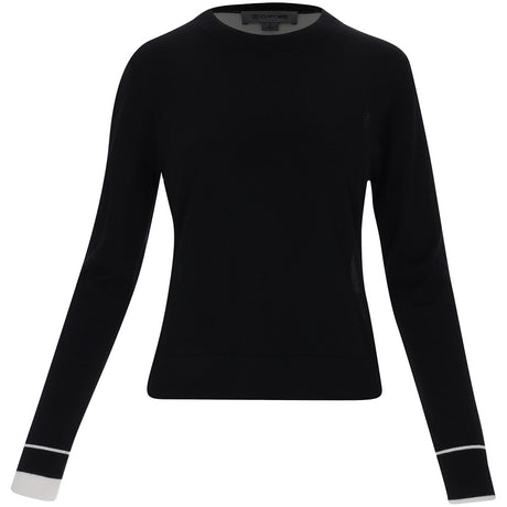 Women's Color Block Merino Wool Sweater