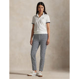 Women's Geo-Print Stretch-Twill Pants