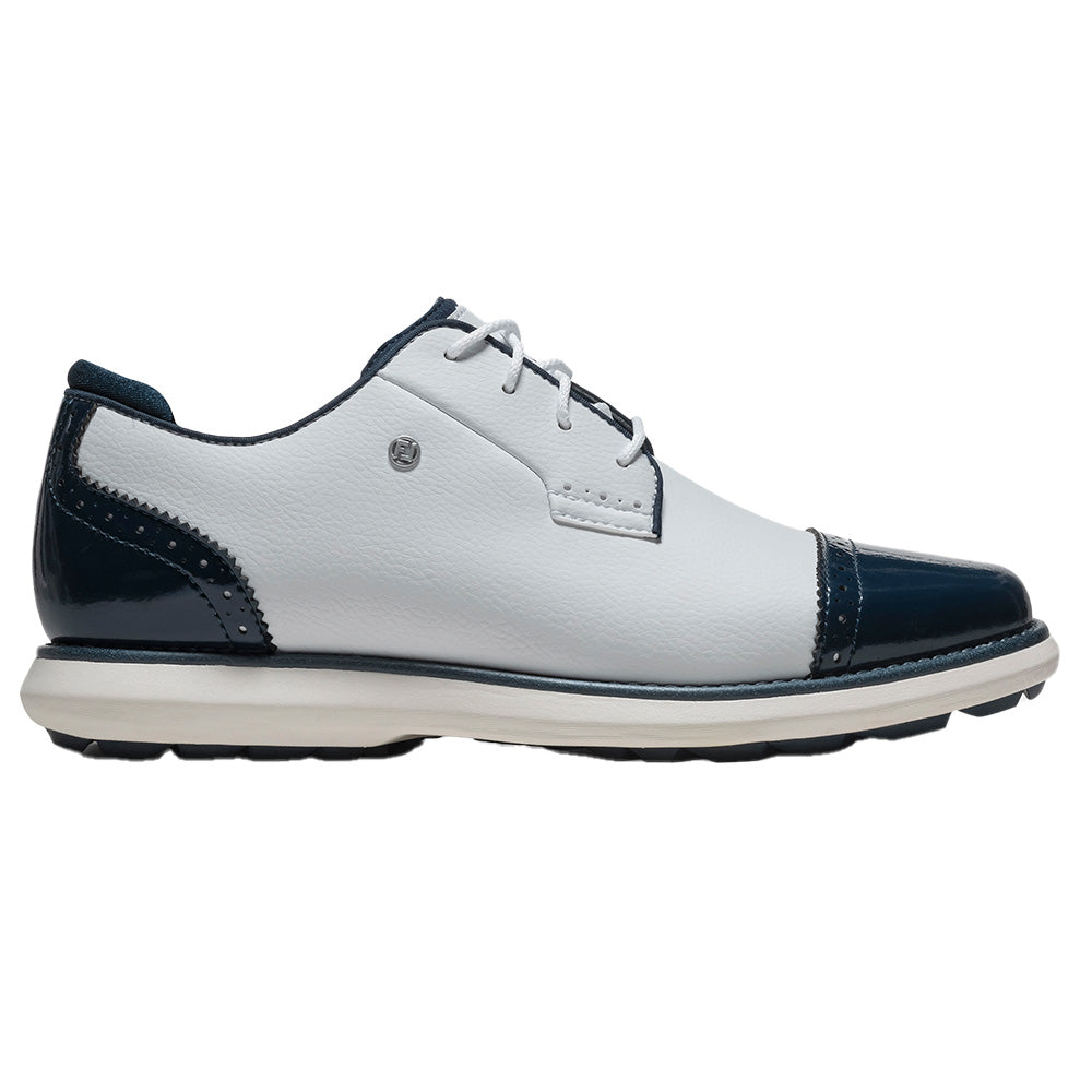 Women's Traditional Cap Toe Spikeless Golf Shoes