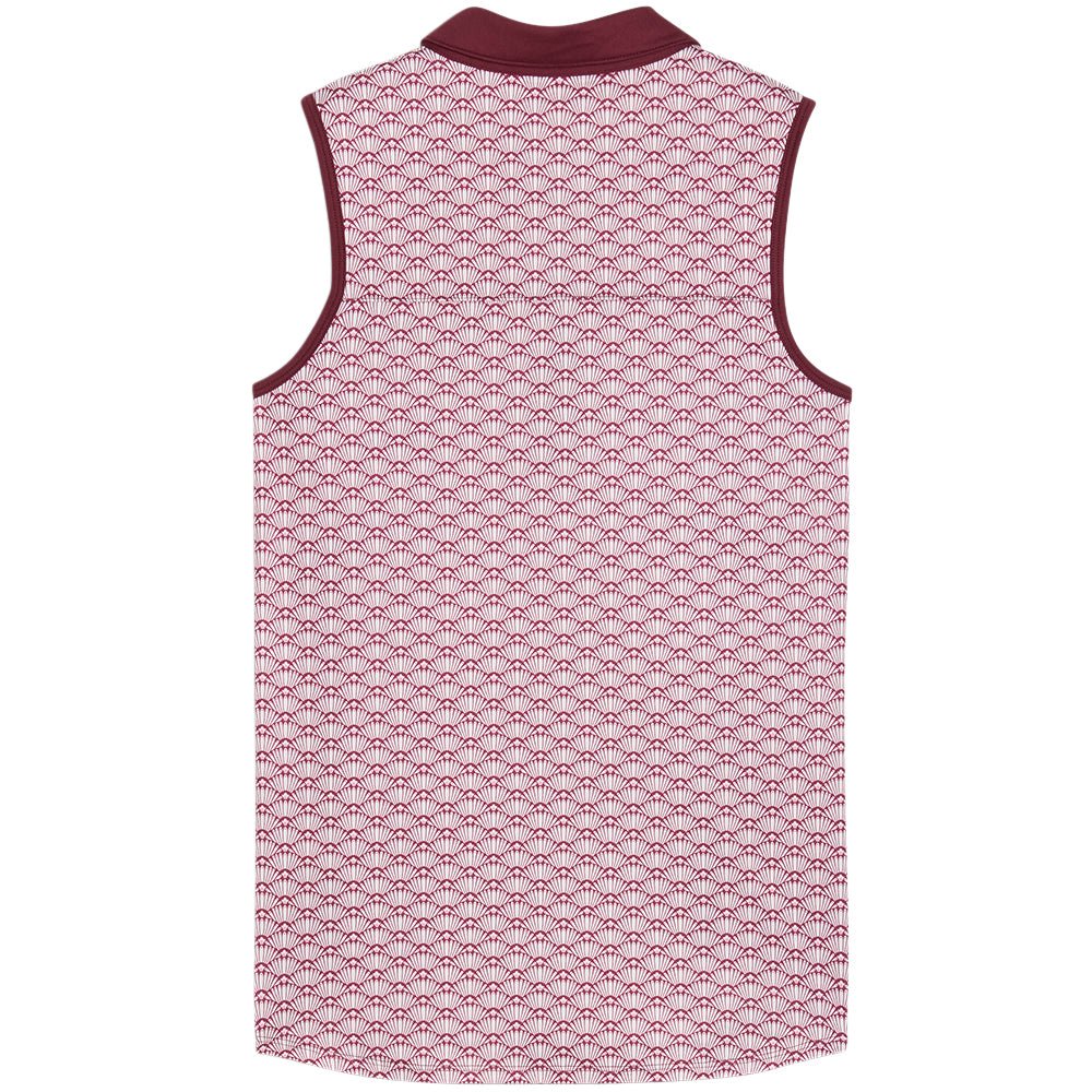 Women's CLOUDSPUN Scallop Sleeveless Polo - Fairway Styles