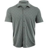 Comfortknit Geo Button-Up Shirt