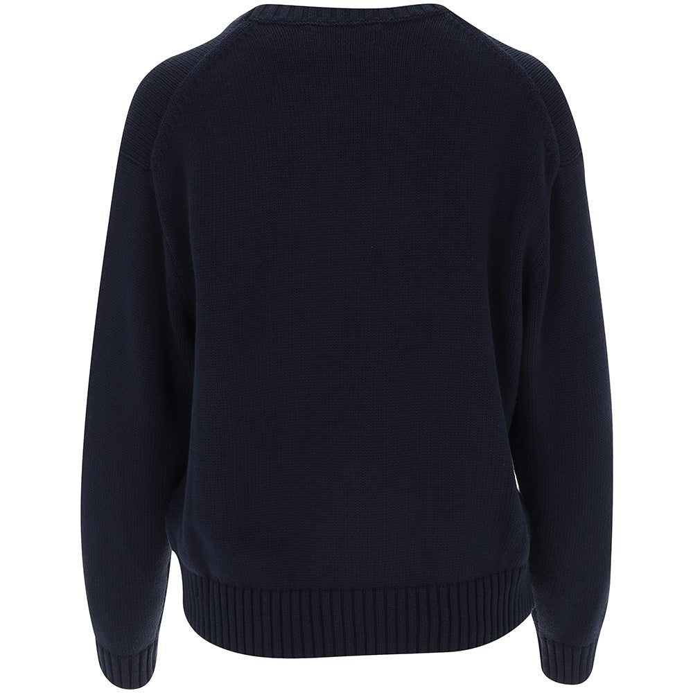 Women's Polo Bear Crewneck Sweater - Fairway Styles
