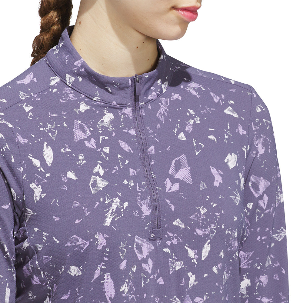 Women's Ultimate385 Print 1/4 Zip Mock Neck Pullover